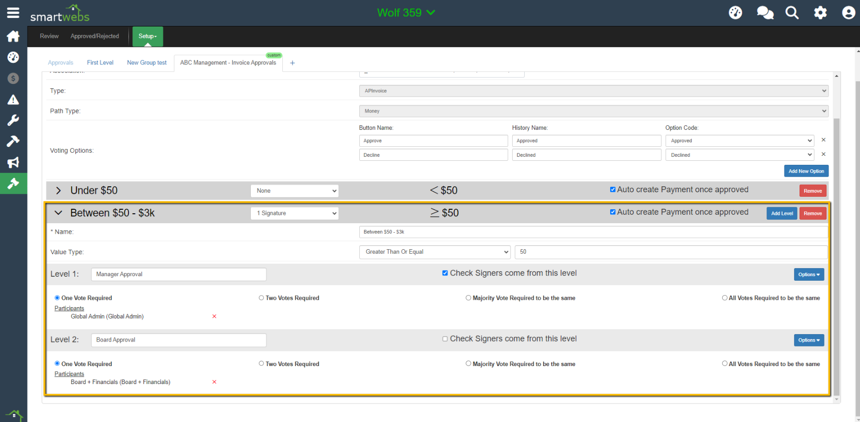 User Guide - Approval Engine