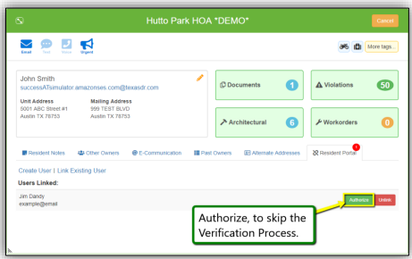 User Guide - Resident Portal for Admin