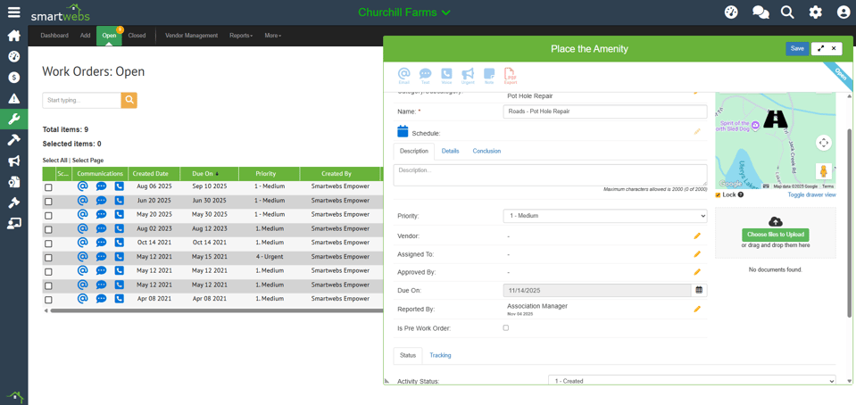 User Guide - Create a New Work Order